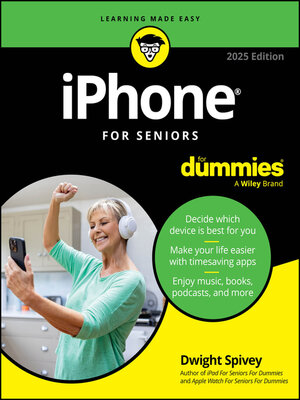 iPhone For Seniors For Dummies, 2025 Edition - ebook